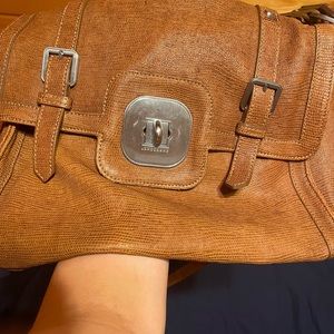 Longchamp vintage messenger bag